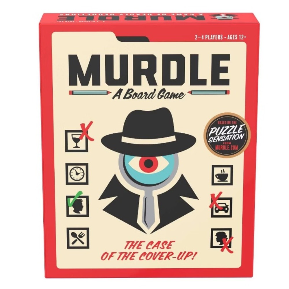 Murdle Board Game Endless Games The Case of the Cover-Up Mystery Deduction NEW